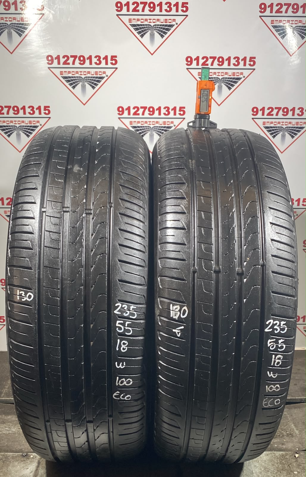 PIRELLI SCORPION VERDE USADO ECONOMICO  235/55 R18 100 W
